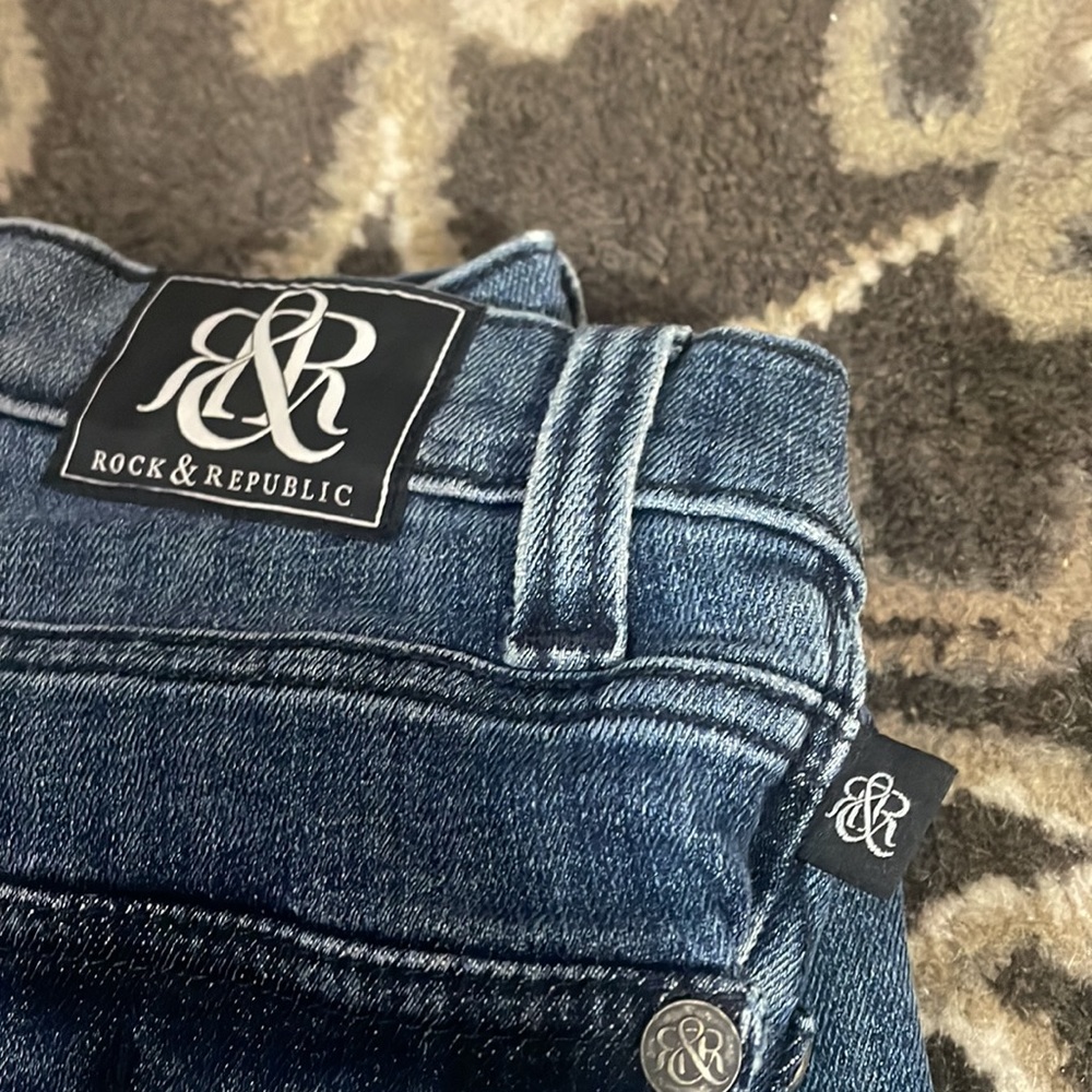 Rock & Republic Kasandra Flare Jeans size 2 M Stretch Great Condition R010353 - Picture 4 of 17